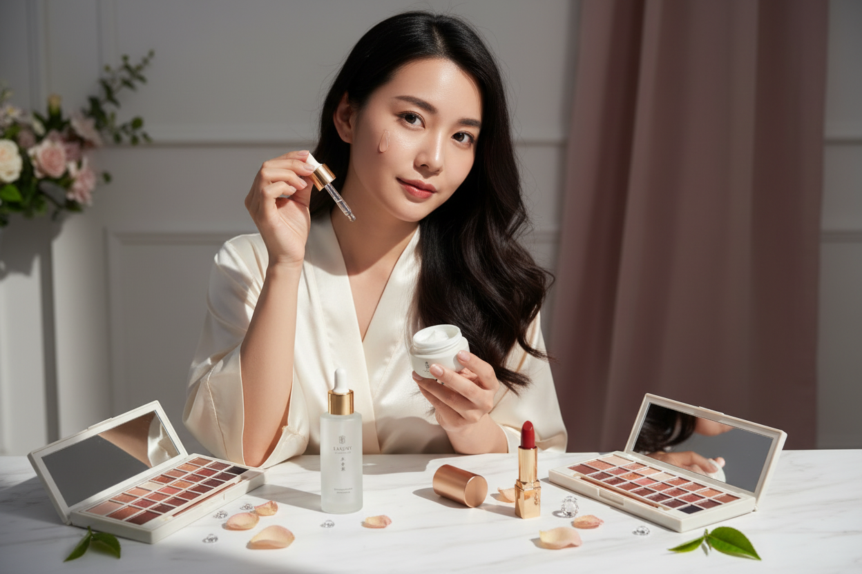 Beauty & Skincare with Woman